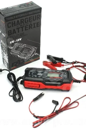 Vendita Finale RBMAX carica batterie e mantenitore di carica 6-12v 4a per batterie standar, agm, lifepo4,litio,gel 229100B