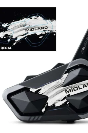 Bestseller Adesivo Midland Style Cover BRUSH NEGATIVE Per Interfoni della Linea R (1 pz.)