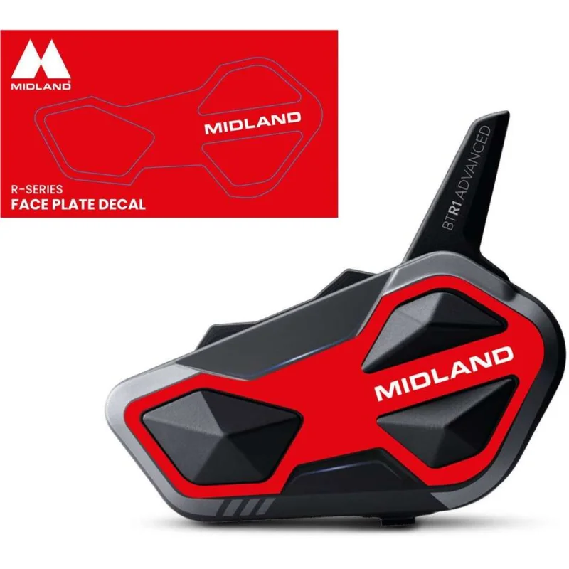 Compra Adesso Adesivo Midland Style Cover RED CHROME Per Interfoni della Linea R (1 pz.)