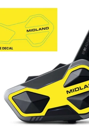Spedito Oggi Adesivo Midland Style Cover YELLOW HORIZON Per Interfoni della Linea R (1pz.)