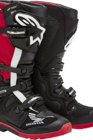 A Buon Prezzo Stivali Moto Cross Alpinestars HONDA TECH 7 ENDURO DRYSTAR Nero Rosso Brillante