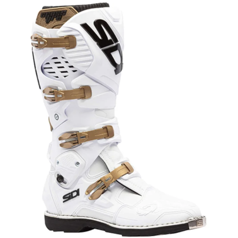 A Buon Prezzo Stivali Moto Cross Sidi CROSSFIRE 3 Bronzo Bianco