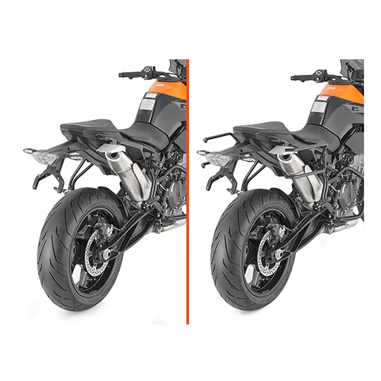 Di Tendenza Telaietti specifici REMOVE-X a sgancio rapido per borse soffici laterali Kappa TR7708K Per KTM 890 Duke R (21 > 23)