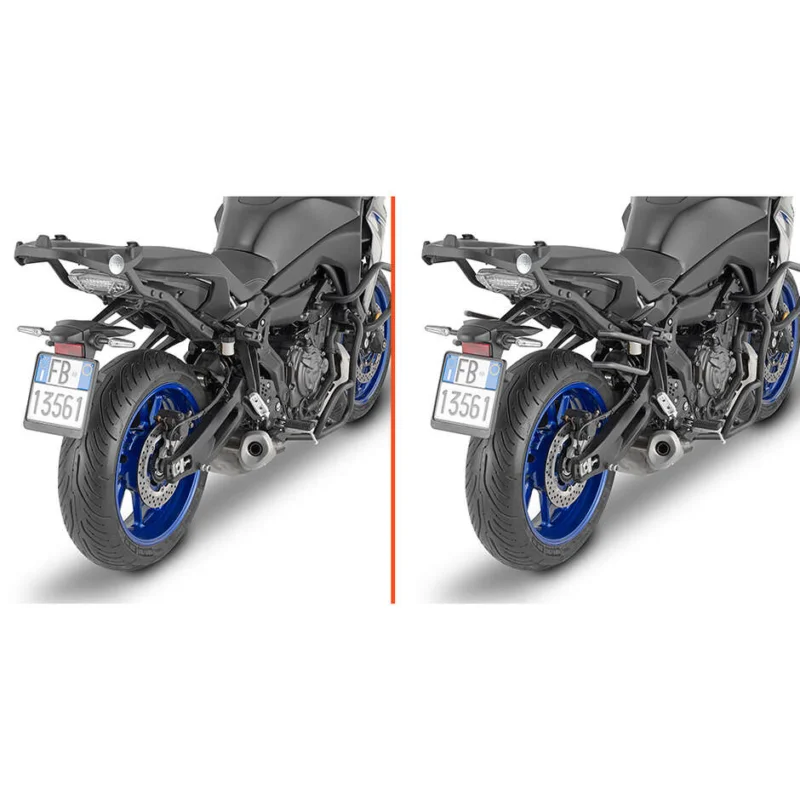 Telaietti specifici REMOVE-X a sgancio rapido per borse soffici laterali TR2148K per YAMAHA Tracer 7 / Tracer 7 GT (20 > 24); Tracer 7 (25) Spedizione Gratuita