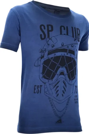 A Buon Prezzo T-Shirt Bambino Casual Acerbis SP CLUB DIVER KID Royal Blu