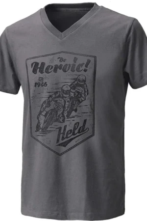 Vendita Finale T-Shirt Held Be Heroic Grigio