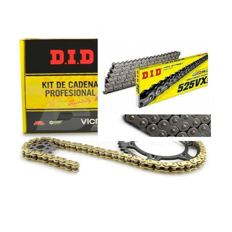 Kit trasmissione DID 525 oro Z14 - Z44 BENELLI TRK 502X ABS E4/E5 500 2018-2024 Solo Oggi
