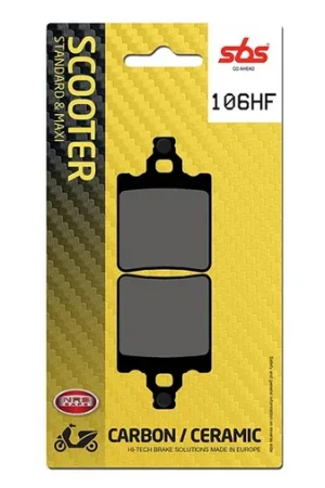 Professionale Pastiglie freno SBS 106HF Tuareg Aletta Oro Elefant OR GS Dune Runner Excalibur