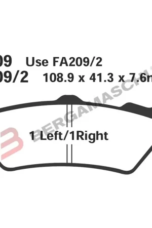 Pastiglie freno EBC SFA209/2 APRILIA BMW DUCATI KTM VOGE YAMAHA Acquista Ora