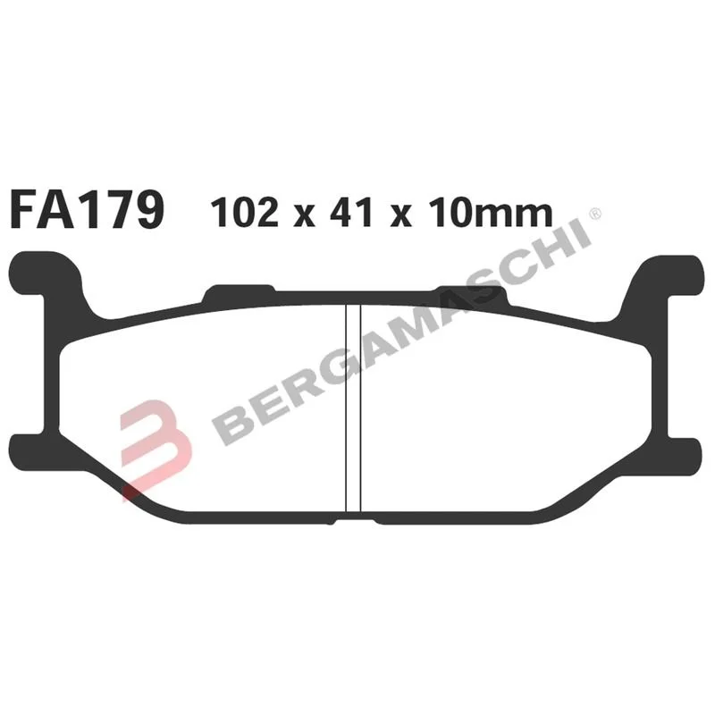 Pastiglie freno anteriore YAMAHA Majesty 400 2004 T-MAX 500 2001-2003 EBC SFA179 Spedizione Gratuita