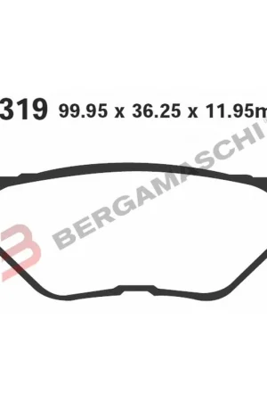 Saldi Pastiglie freno posteriori EBC SFAC319 YAMAHA T-Max 500 01-03 530 17-19 560 20-23