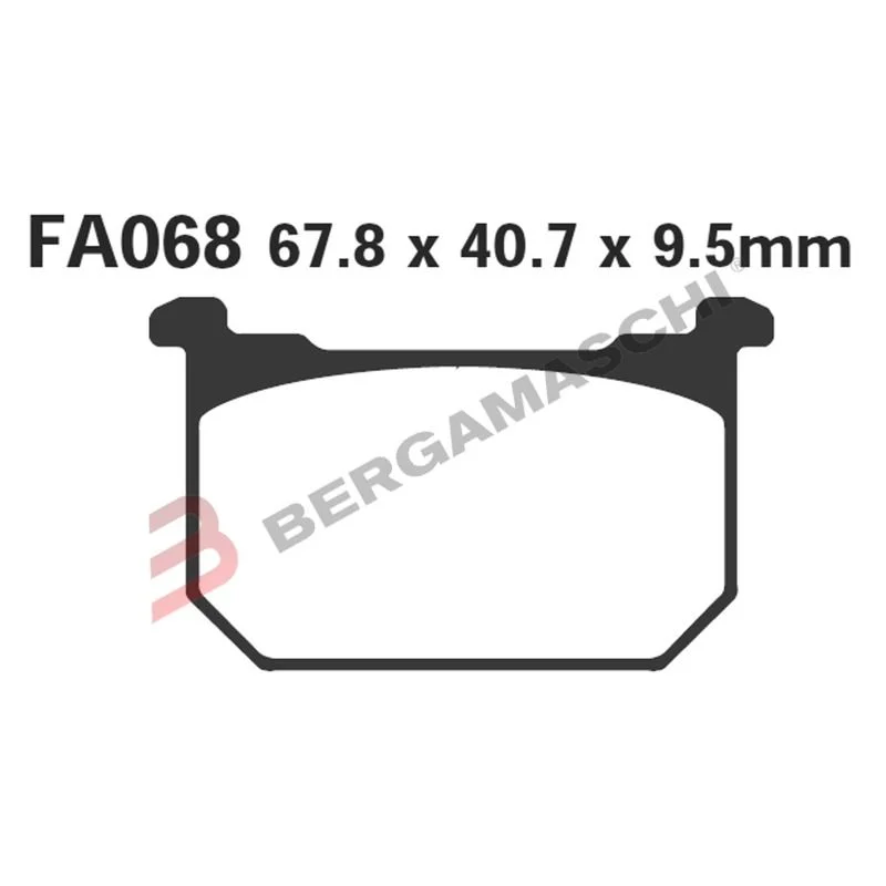 Pastiglie freno KAWASAKI Z 400 440 550 750 1000 LTD 440 EBC BRAKE SFA068 Compra Oggi Stesso