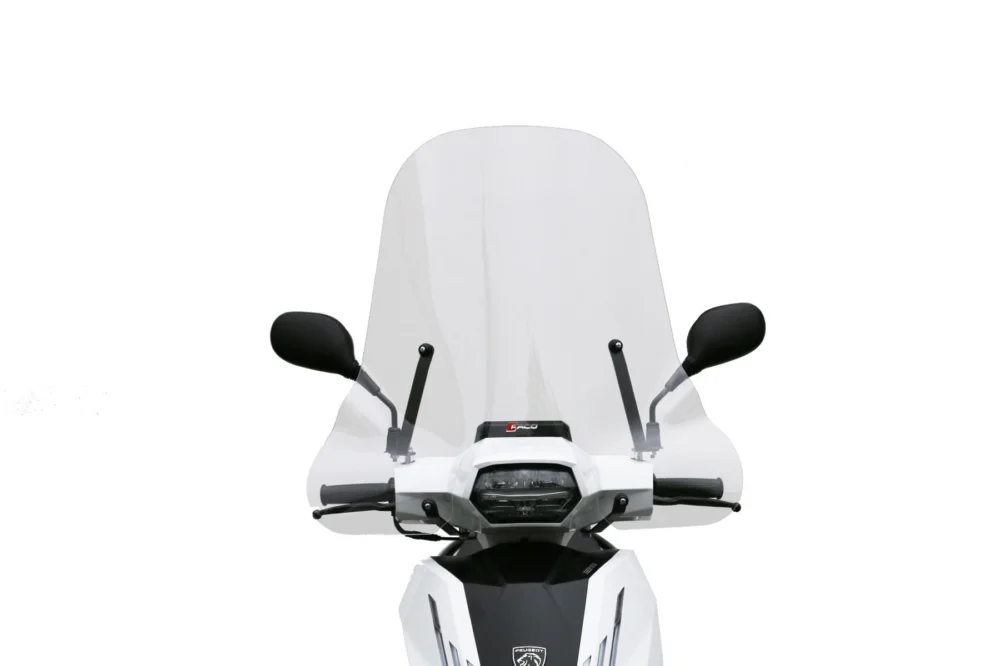 Parabrezza con attacchi PEUGEOT TWEET FL 50-125-200 E5 23 FACO 29646 Popolare