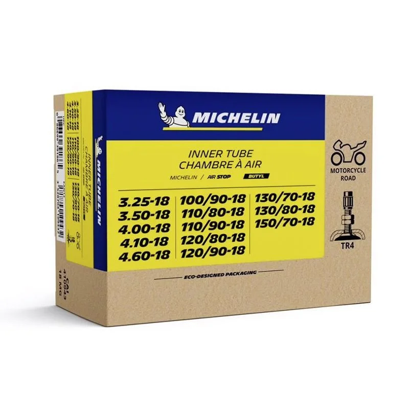 Direttamente Dal Produttore Camera d'aria moto 18" mg Michelin 3.25 3.50 120/90 130/80 4,00 4,60 valvola TR4