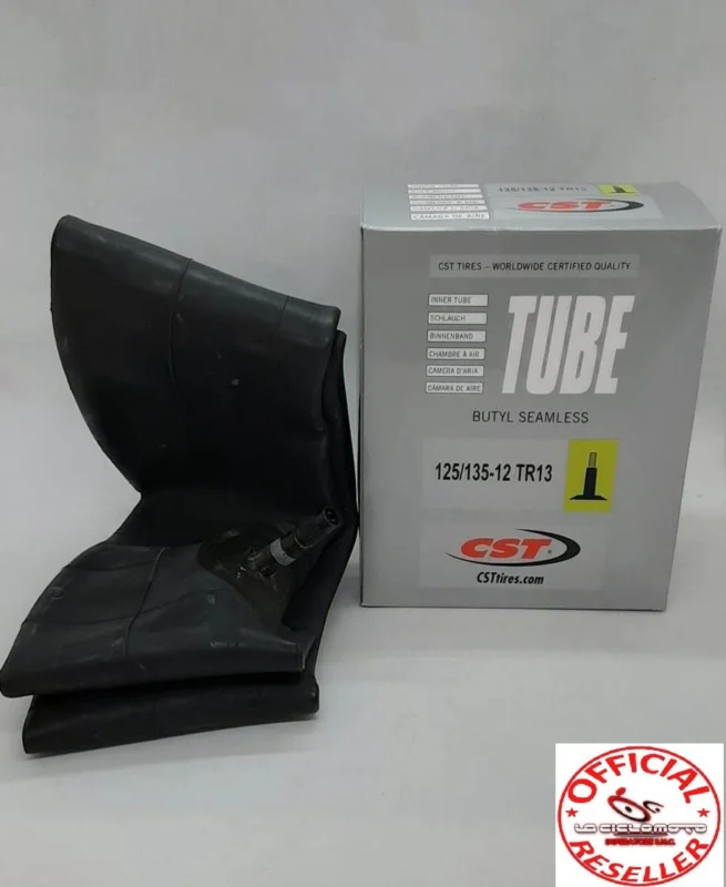 Economico Camera d'aria 135 12 valvola dritta in gomma tr13 CST PIAGGIO APE TM 703