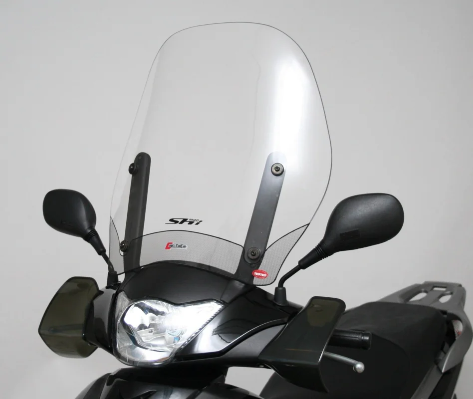 Offerta Speciale Parabrezza o.d.t. 3 pezzi aste e paramani fumè HONDA SH 125 150 09-12 Faco 22986