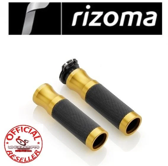 Affare coppia manopole moto rizoma sport line oro