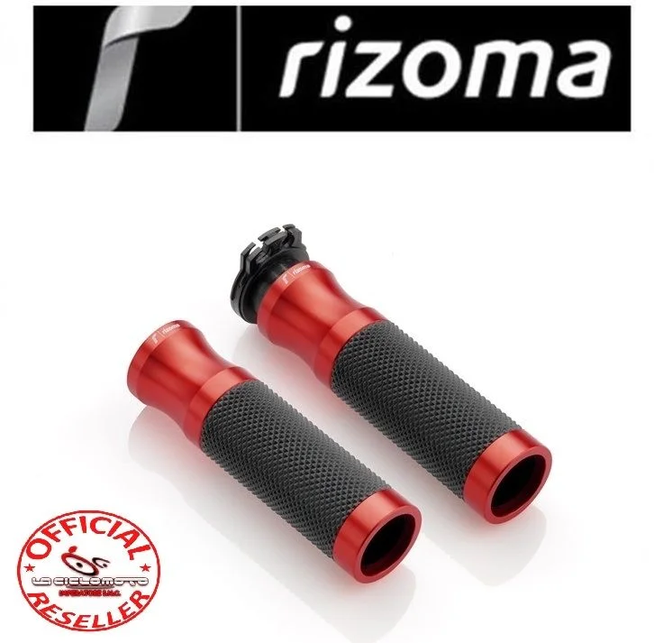 Offerta Limitata coppia manopole moto rizoma sport line rosso