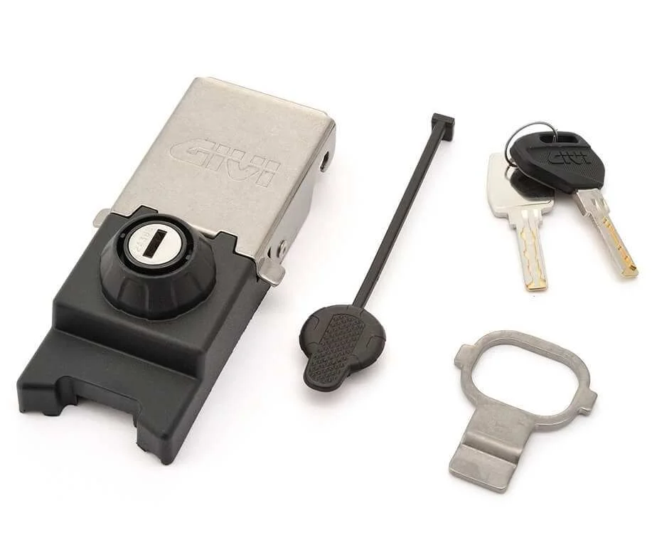 Blocco cerniera serratura chiave Bauletti Givi alluminio OBKN58 OBKN42 Nuova Collezione