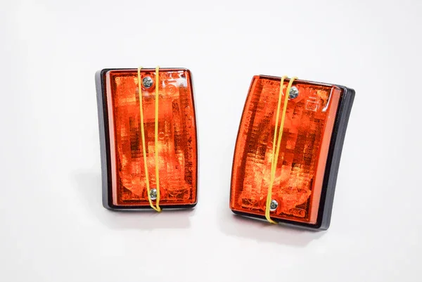 P277 - COPPIA FRECCE ANTERIORI ARANCIONI VESPA PK S 50-125 Prezzo Ridotto