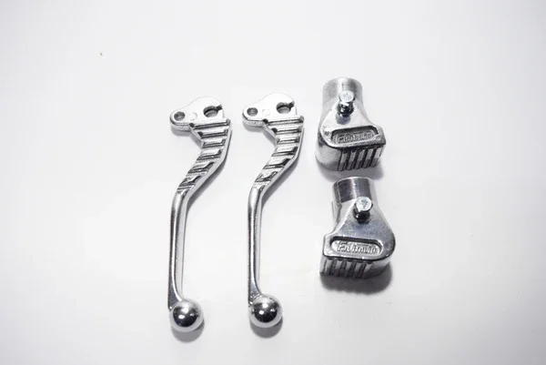 1001 - KIT "SPORT" CROMATO PIEDINI IN ALLUMINIO E LEVE F.A.ITALIA VESPA PX-COSA-T5 DIAMETRO 22 Economico