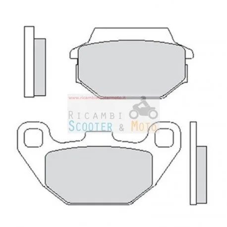 Coppia Pastiglie Freno Anteriore Kymco Super 8 50 2008 Più Venduto
