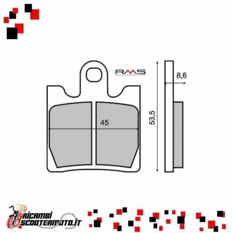Coppia Pastiglie Freno Anteriori Yamaha Fjr As 1300 2016/2016 Esclusivo