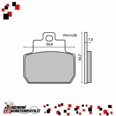 Ordina Subito Coppia Pastiglie Freno Posteriori Piaggio X8 Euro3 250 2005/2008