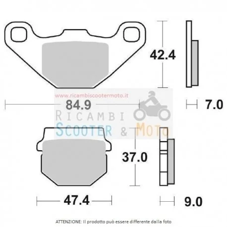 Pastiglia Freno Ant Aprilia Scarabeo 4T E3 (Vac00/Vaa00) 100 10/15 Prezzo Basso
