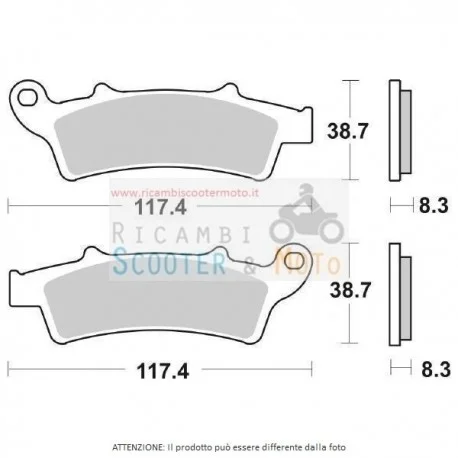 Scelto Dai Clienti Pastiglia Freno Anteriore Aprilia Scarabeo Light / Special 300 09/13