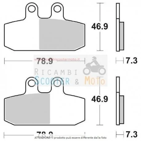 Pastiglia Freno Anteriore Dx Aprilia Atlantic 500 01/04 Prezzo Ridotto
