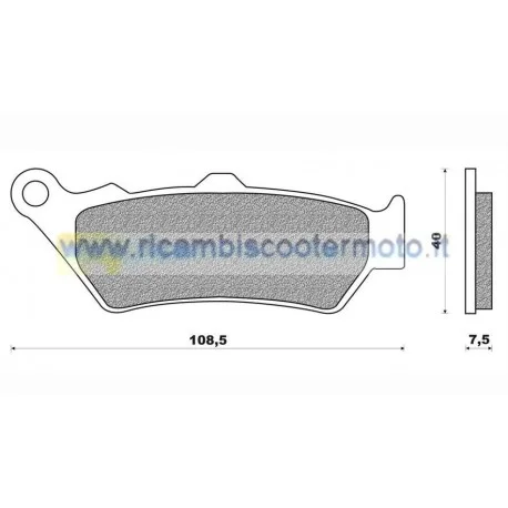 Prezzo Basso Pastiglie Freno Anteriore Bimota Dbx 1100