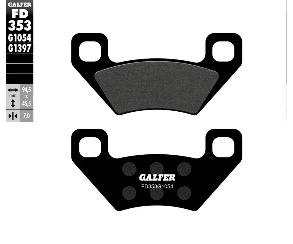 A Buon Prezzo Galfer Pastiglie Freno Anteriore per ARCTIC CAT 4 Wheels 1000 WILDCAT 1000i H.D.Modelli: 2012FD353G1054