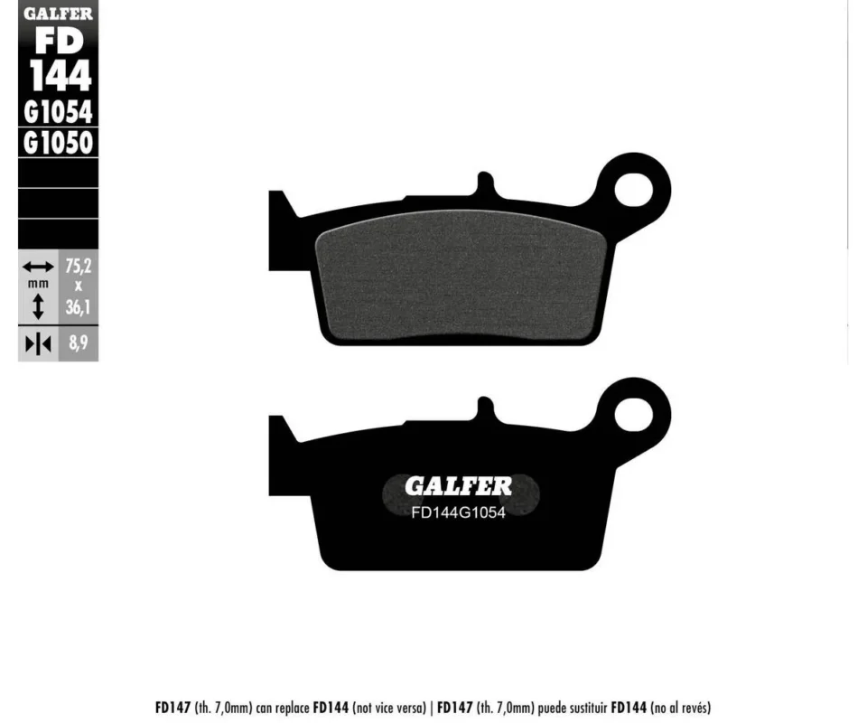 Miglior Prezzo Galfer Pastiglie Freno Anteriore per PEUGEOT SV EXECUTIVE/GEO 125Modelli: 1995FD144G1054