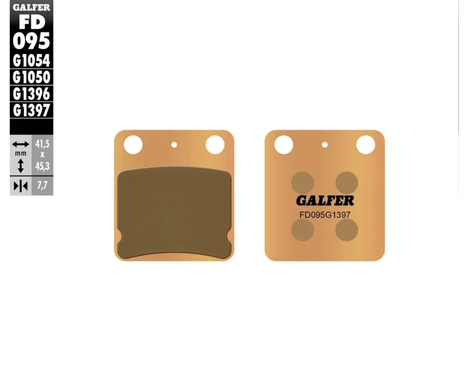 Galfer Pastiglie Freno Anteriore per PEUGEOT NEW VIVACITY 125 SIXTIESModelli dal 2010 al 2012FD095G1397 Occasione