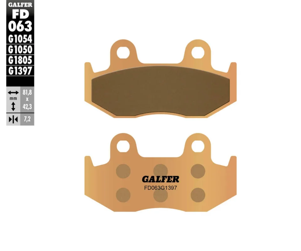 Galfer Pastiglie Freno Anteriore per HONDA 3Wheels ATC 250 RModelli dal 1985 al 1986FD063G1397 Promozione Esclusiva