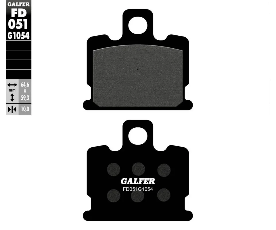 Galfer Pastiglie Freno Anteriore per YAMAHA XV 750 MAXIMModelli dal 1981 al 1982FD051G1054 A Buon Prezzo