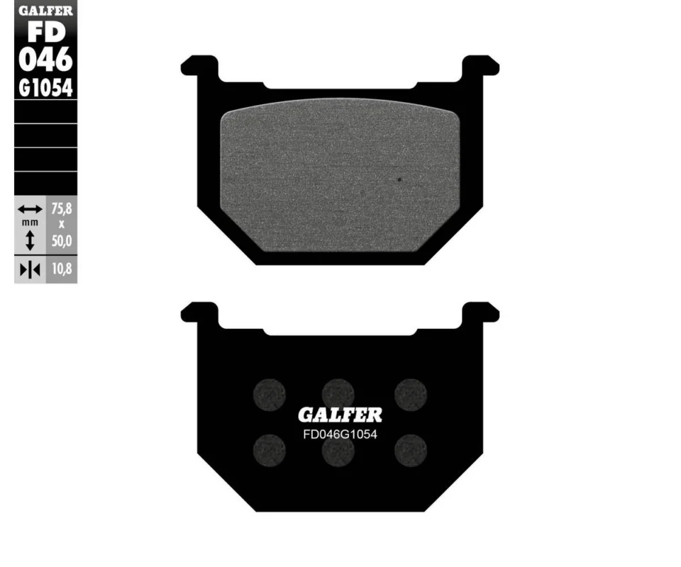 Quantità Limitata Galfer Pastiglie Freno Anteriore per SUZUKI GS 750 ED, ESD, ET, LT, FX, LX, T, XModelli dal 1980 al 1984FD046G1054
