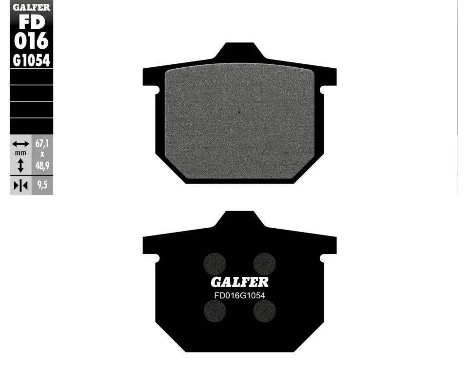 Galfer Pastiglie Freno Anteriore per HONDA CB 750 PRModelli dal 1979 al 1980FD016G1054 Spedizione Gratuita
