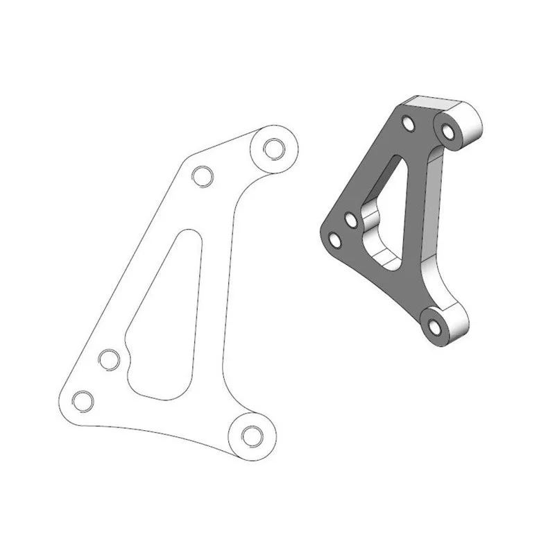 A Buon Prezzo Distanziale pinza freno racing SHERCO SE 250/300 iF 13 per motard da 320 mm